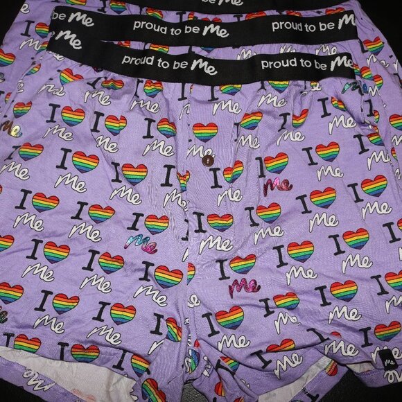 MeUndies I ❤️ Me lot of 3 size medium boxers w/button fly NWOT - Picture 1 of 2